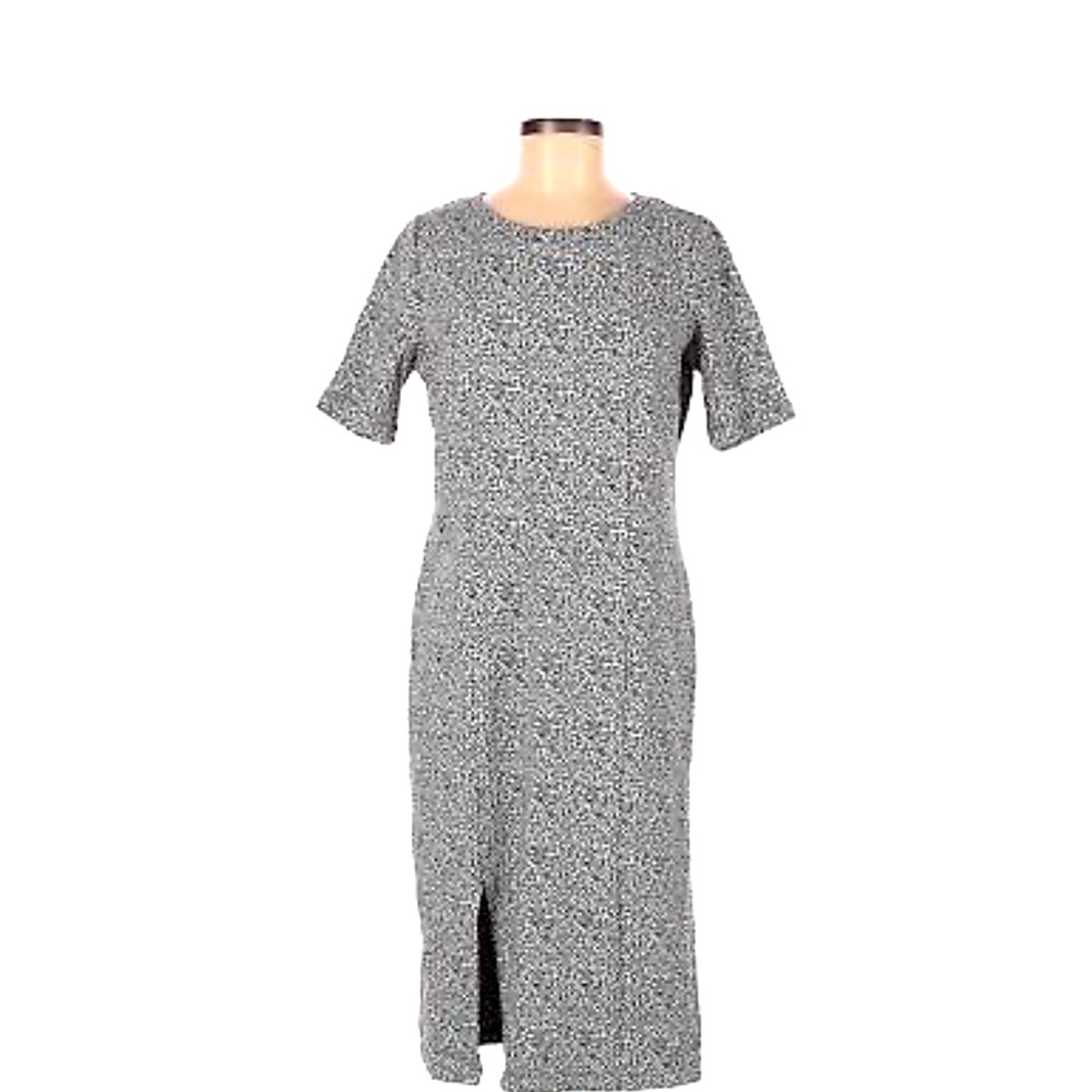 LOFT animal print short sleeve casual dress